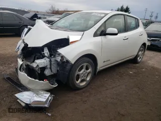 2015 Nissan LEAF SV with VIN 1N4AZ0CP0FC304221, listed as a Copart auction lot 65046292 with 128,625 mi miles. Bid and sale history available at carsss.com. Image 2.