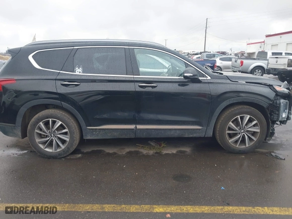 2020 Hyundai Santa Fe Limited with VIN 5NMS53AD2LH202128, listed as a IAAI auction lot 41261017 with 43,600 mi miles. Bid and sale history available at carsss.com. Image 14.