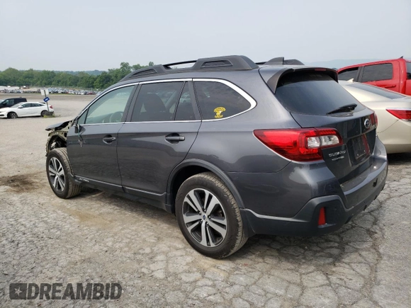 2018 Subaru Outback Limited with VIN 4S4BSENC0J3227316, listed as a Copart auction lot 58999725 with 45,841 mi miles and Salvage title. Bid and sale history available at DreamBid. Image 2.