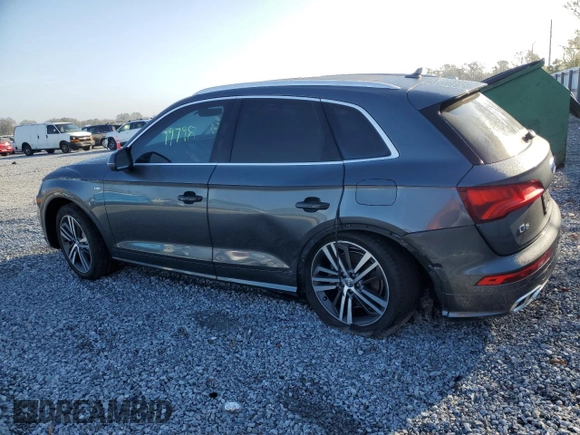 2020 Audi Q5 Premium Plus with VIN WA1E2AFY9L2106176, listed as a Copart auction lot 43373845 with 45,735 mi miles and Salvage title. Bid and sale history available at DreamBid. Image 2.