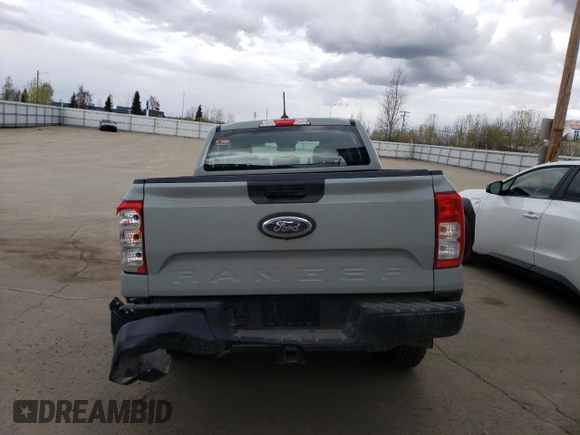 2024 Ford Ranger XL with VIN 1FTER4PH6RLE57843, listed as a Copart auction lot 54959105 with 5,149 mi miles and Salvage title. Bid and sale history available at DreamBid. Image 6.