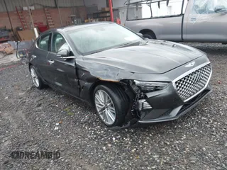 2020 Genesis G70 2.0T with VIN KMTG34LA7LU046540, listed as a IAAI auction lot 41410781 with 25,868 mi miles and . Bid and sale history available at DreamBid. Image 1.