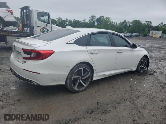 2020 Honda Accord Sport with VIN 1HGCV2F30LA016548, listed as a Copart auction lot 59010915 with Not provided miles and Salvage title. Bid and sale history available at DreamBid. Image 3.
