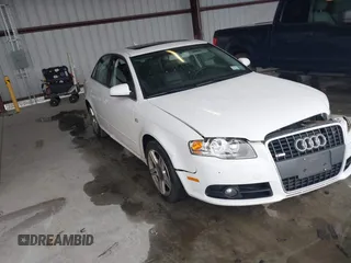 2008 Audi A4 2.0T with VIN WAUDF78E78A083261, listed as a IAAI auction lot 41529156 with 102,319 mi miles. Bid and sale history available at carsss.com. Image 1.