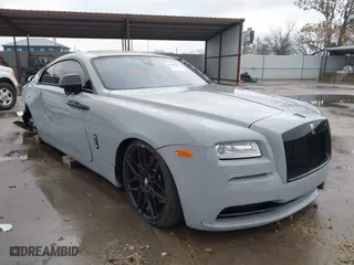 2016 Rolls-Royce Wraith with VIN SCA665C59GUX86162, listed as a IAAI auction lot 41289481 with 47,566 mi miles. Bid and sale history available at carsss.com. Image 1.