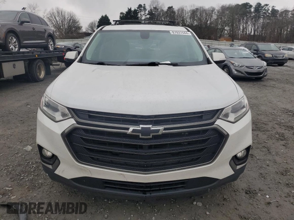 2018 Chevrolet Traverse RS with VIN 1GNERJKX6JJ153514, listed as a Copart auction lot 87037444 with 164,078 mi miles and Salvage Title. Bid and sale history available at carsss.com. Image 5.
