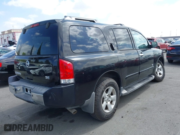 2006 Nissan Armada LE z VIN 5N1AA08A16N710269, wystawiony jako IAAI lot #42250893 z przebiegiem 154 877 mil mil oraz . Historia ofert i sprzedaży dostępna na DreamBid. Obrazek 4.