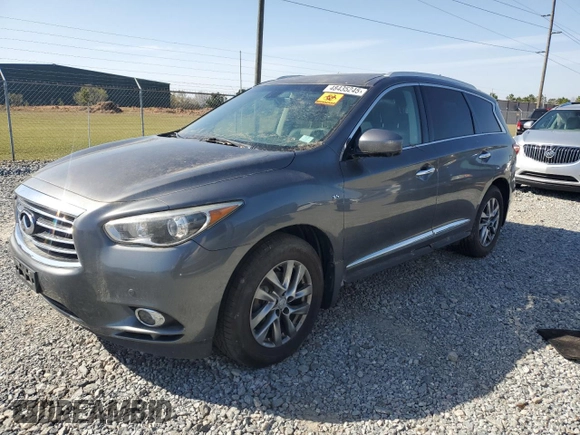 2015 Infiniti QX60 with VIN 5N1AL0MMXFC506575, listed as a Copart auction lot 48435245 with 61,198 mi miles and Salvage Title. Bid and sale history available at DreamBid. Image 1.