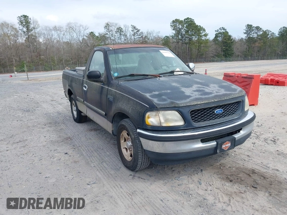 1997 Ford F-150 with VIN 1FTDF1762VNC69885, listed as a IAAI auction lot 41845528 with 181,385 mi miles and . Bid and sale history available at DreamBid. Image 1.