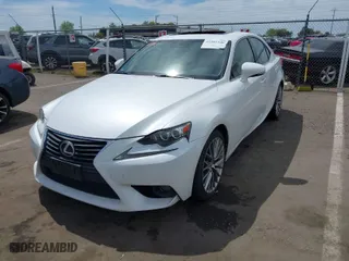 2014 Lexus IS 250 with VIN JTHBF1D28E5043051, listed as a IAAI auction lot 41985346 with 227,895 mi miles. Bid and sale history available at carsss.com. Image 2.