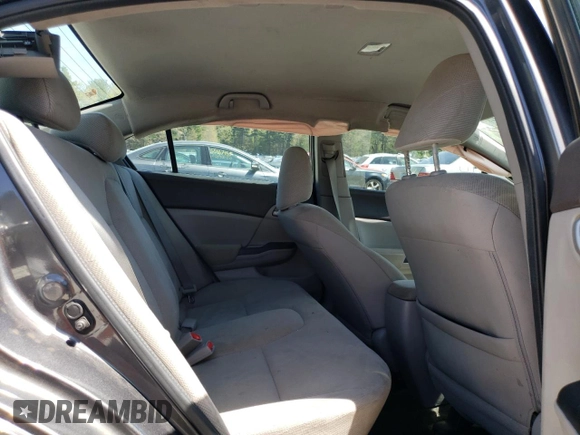 2012 Honda Civic LX with VIN 2HGFB2F53CH583118, listed as a Copart auction lot 55111215 with 133,760 mi miles and Clean Title. Bid and sale history available at DreamBid. Image 10.