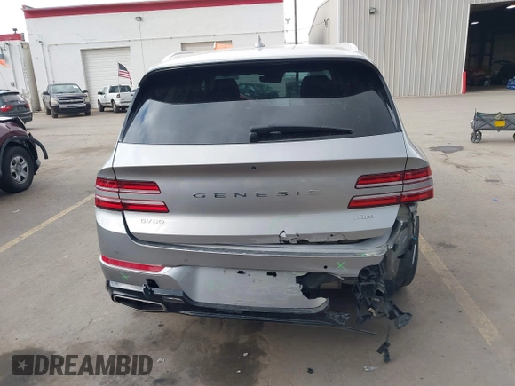 2023 Genesis GV80 with VIN KMUHBDSB2PU113046, listed as a IAAI auction lot 41516832 with 53,897 mi miles and . Bid and sale history available at DreamBid. Image 16.