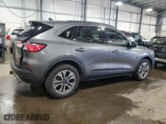 2021 Ford Escape SEL Hybrid with VIN 1FMCU9CZ5MUA11764, listed as a Copart auction lot 43969335 with 46,449 mi miles and Salvage title. Bid and sale history available at DreamBid. Image 3.