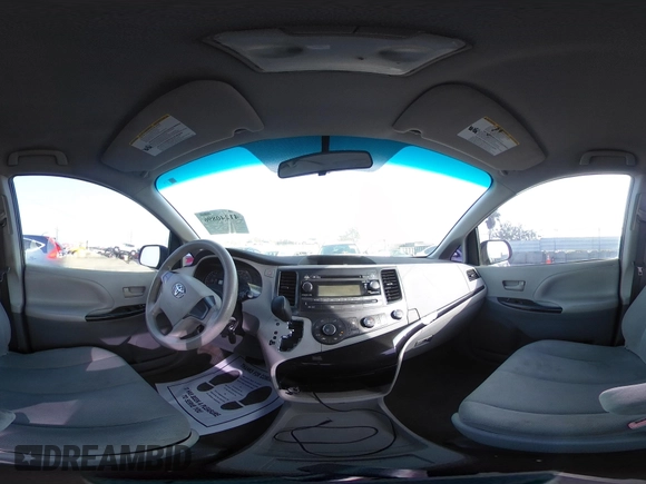 2011 Toyota Sienna with VIN 5TDZK3DCXBS157316, listed as a IAAI auction lot 41240896 with 117,437 mi miles. Bid and sale history available at carsss.com. Image 19.