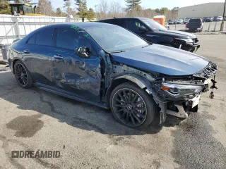 2020 Mercedes-Benz CLA with VIN W1K5J5BB9LN097713, listed as a Copart auction lot 48459025 with 44,954 mi miles and Salvage Title. Bid and sale history available at carsss.com. Image 4.