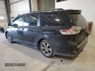 2012 Toyota Sienna SE with VIN 5TDXK3DC2CS193218, listed as a Copart auction lot 87255494 with 191,365 mi miles and Salvage Title. Bid and sale history available at carsss.com. Image 2.