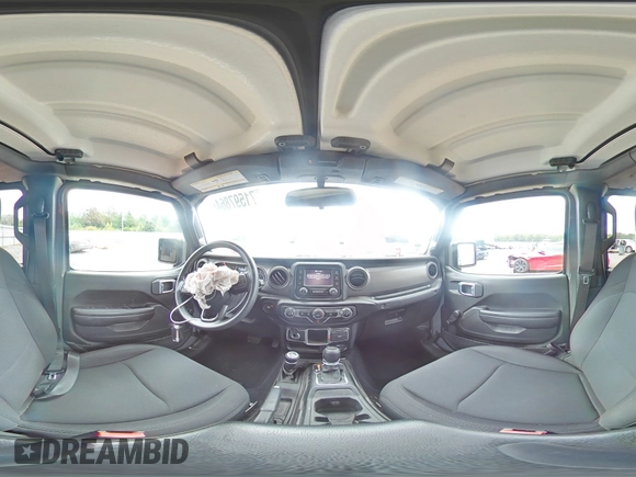 2021 Jeep Gladiator Sport S с VIN 1C6HJTAG1ML599287, выставлен на аукционе Copart как лот 71597864 с пробегом 23 186 миль миль и Списание • Salvage title. История ставок и продаж доступна на DreamBid. Изображение 14.