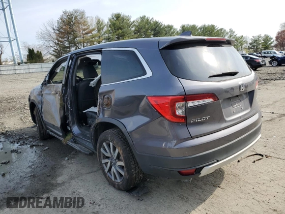 2020 Honda Pilot EX-L z VIN 5FNYF6H51LB008604, wystawiony jako Copart lot #53036295 z przebiegiem Nie podano mil oraz Szkoda całkowita • Salvage title. Historia ofert i sprzedaży dostępna na DreamBid. Obrazek 2.