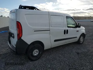 2017 Ram ProMaster City Cargo Tradesman with VIN ZFBERFAB8H6E48337, listed as a Copart auction lot 74839074 with 123,702 mi miles and Clean Title. Bid and sale history available at DreamBid. Image 3.