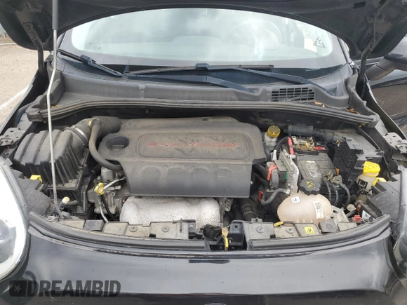 2016 FIAT 500X Easy with VIN ZFBCFXBT2GP364842, listed as a Copart auction lot 56557725 with 101,128 mi miles and Salvage title. Bid and sale history available at DreamBid. Image 12.