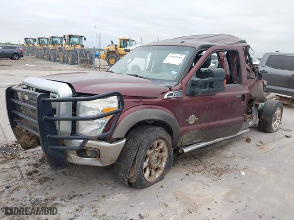 2015 Ford Super Duty F-250 SRW Lariat with VIN 1FT7W2BT4FED15783, listed as a IAAI auction lot 42012550 with 247,885 mi miles. Bid and sale history available at carsss.com. Image 21.