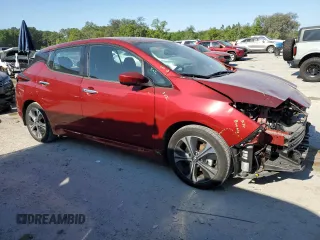 2020 Nissan LEAF SV with VIN 1N4AZ1CP3LC310791, listed as a Copart auction lot 52303575 with 32,819 mi miles and Non repairable. Bid and sale history available at DreamBid. Image 4.