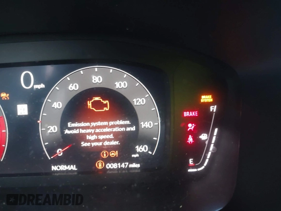 2024 Acura Integra Technology with VIN 19UDE4G74RA004168, listed as a IAAI auction lot 40727572 with 8,147 mi miles and . Bid and sale history available at DreamBid. Image 15.