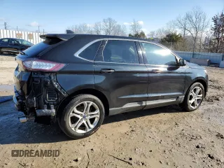 2015 Ford Edge Titanium z VIN 2FMTK3K91FBB52506, wystawiony jako Copart lot #84192474 z przebiegiem 136 437 mil mil oraz Nie do naprawy • Non repairable. Historia ofert i sprzedaży dostępna na DreamBid. Obrazek 3.