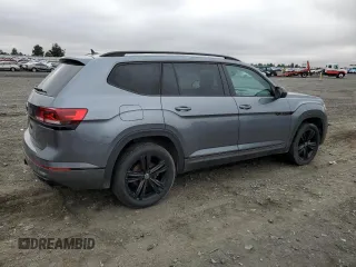 2023 Volkswagen Atlas SEL R-Line Black with VIN 1V2SR2CA0PC552989, listed as a Copart auction lot 78091744 with 37,644 mi miles and Salvage title. Bid and sale history available at DreamBid. Image 3.