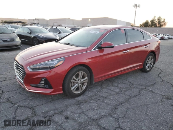 2018 Hyundai Sonata Limited with VIN 5NPE34AF6JH630567, listed as a Copart auction lot 85752354 with 55,219 mi miles and Salvage Title. Bid and sale history available at DreamBid. Image 1.