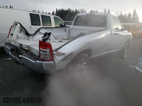 2022 Ram 2500 Tradesman with VIN 3C6MR5AJ2NG222786, listed as a Copart auction lot 87682775 with 26,891 mi miles and Salvage Title. Bid and sale history available at carsss.com. Image 3.