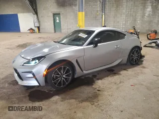 2023 Toyota GR86 with VIN JF1ZNBC10P8755482, listed as a Copart auction lot 46685005 with 38,466 mi miles and Salvage Title. Bid and sale history available at carsss.com. Image 1.