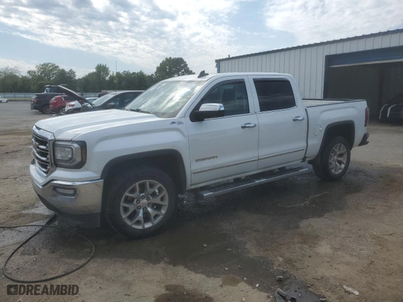 2017 GMC Sierra 1500 SLT with VIN 3GTU2NEC8HG170609, listed as a Copart auction lot 52048405 with 162,154 mi miles and Salvage Title. Bid and sale history available at carsss.com. Image 1.