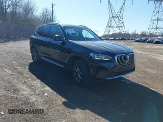 2024 BMW X3 xDrive30i with VIN 5UX53DP03R9X02816, listed as a IAAI auction lot 41826664 with 9,571 mi miles and . Bid and sale history available at DreamBid. Image 1.