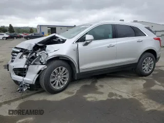 2017 Cadillac XT5 Luxury AWD with VIN 1GYKNDRS8HZ242106, listed as a Copart auction lot 53169585 with 38,432 mi miles and Salvage Title. Bid and sale history available at carsss.com. Image 1.