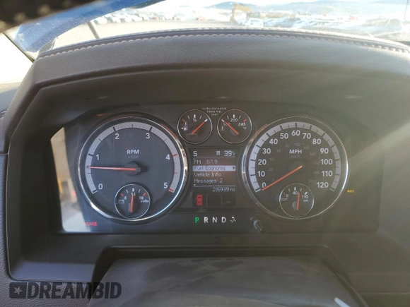 2010 Dodge 3500 SLT with VIN 3D73Y3HLXAG138735, listed as a Copart auction lot 77811174 with 215,939 mi miles and Salvage title. Bid and sale history available at DreamBid. Image 9.