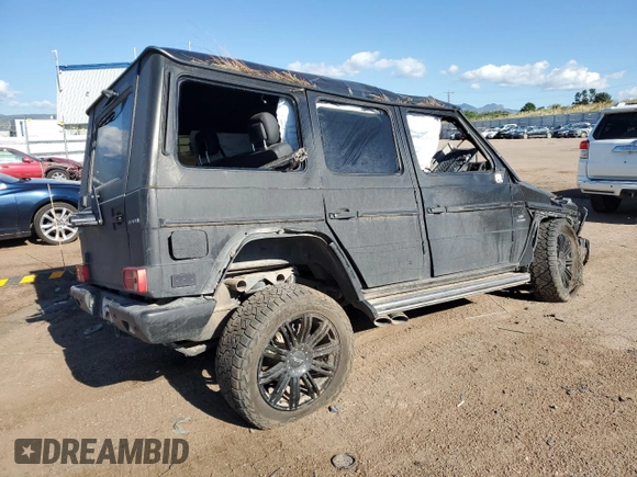 2013 Mercedes-Benz G-Class AMG G 63 with VIN WDCYC7DF9DX206443, listed as a Copart auction lot 59352504 with 0 mi miles and Salvage Title. Bid and sale history available at carsss.com. Image 3.