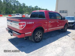 2010 Ford F-150 XL with VIN 1FTFW1EV1AFB45968, listed as a IAAI auction lot 41999566 with 236,641 mi miles. Bid and sale history available at carsss.com. Image 4.
