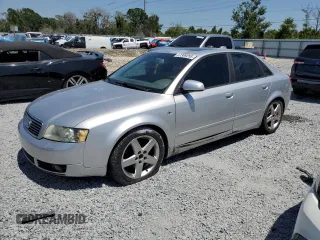 2004 Audi A4 1.8T with VIN WAULC68E14A207615, listed as a Copart auction lot 57389255 with 178,274 mi miles and Salvage title. Bid and sale history available at DreamBid. Image 1.