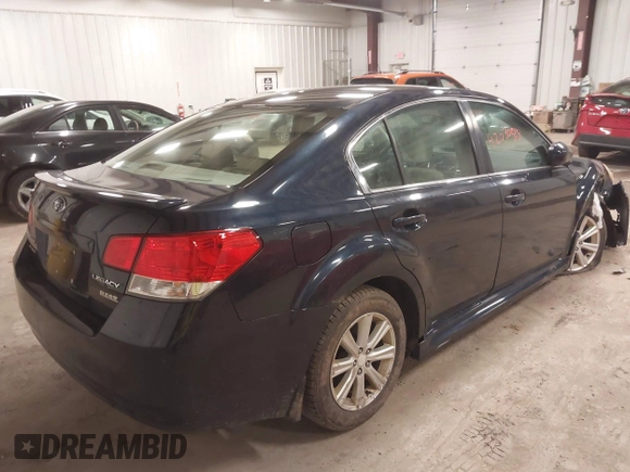 2012 Subaru Legacy Premium with VIN 4S3BMBG67C3015911, listed as a IAAI auction lot 42030528 with 206,145 mi miles and . Bid and sale history available at carsss.com. Image 4.