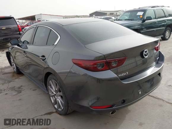 2019 Mazda 3 Select with VIN 3MZBPAAL0KM105508, listed as a IAAI auction lot 41684697 with 88,751 mi miles and . Bid and sale history available at DreamBid. Image 3.