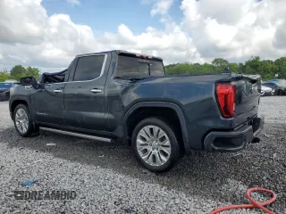 2021 GMC Sierra 1500 Denali with VIN 1GTU9FEL1MZ252967, listed as a Copart auction lot 58204675 with 34,686 mi miles and Salvage title. Bid and sale history available at DreamBid. Image 2.