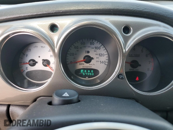 2003 Chrysler PT Cruiser GT z VIN 3C8FY78G23T603499, wystawiony jako Copart lot #56649505 z przebiegiem 57 393 mil mil oraz Czysty tytuł • Clean title. Historia ofert i sprzedaży dostępna na DreamBid. Obrazek 9.