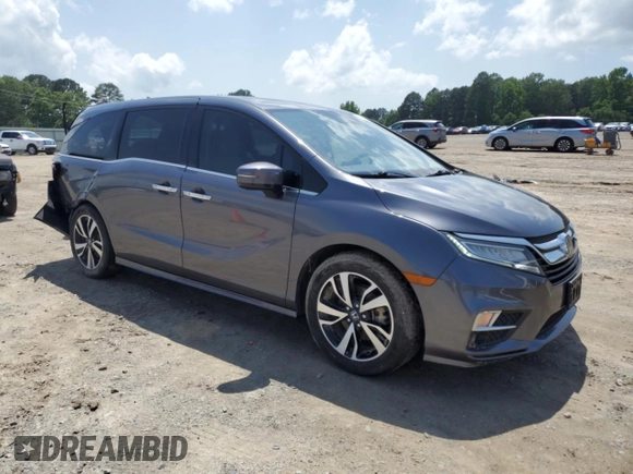 2019 Honda Odyssey Elite с VIN 5FNRL6H99KB119478, выставлен на аукционе Copart как лот 57094355 с пробегом 118 868 миль миль и Списание • Salvage title. История ставок и продаж доступна на DreamBid. Изображение 4.