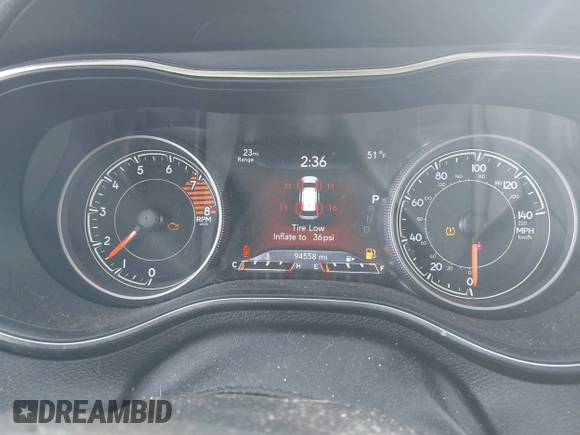 2019 Jeep Cherokee Trailhawk Elite with VIN 1C4PJMBX0KD315275, listed as a IAAI auction lot 41630464 with 94,558 mi miles. Bid and sale history available at carsss.com. Image 7.
