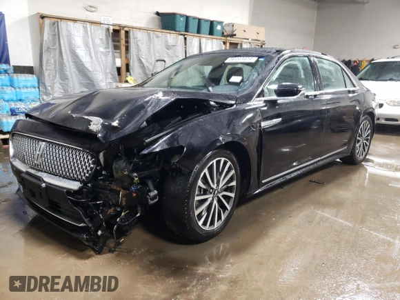 2020 Lincoln Continental Standard with VIN 1LN6L9PK1L5604673, listed as a Copart auction lot 86443424 with 43,158 mi miles and Salvage Title. Bid and sale history available at carsss.com. Image 1.