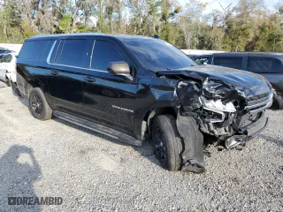2021 Chevrolet Suburban LT with VIN 1GNSCCKD4MR176317, listed as a Copart auction lot 46689235 with 0 mi miles and Salvage Title. Bid and sale history available at carsss.com. Image 4.
