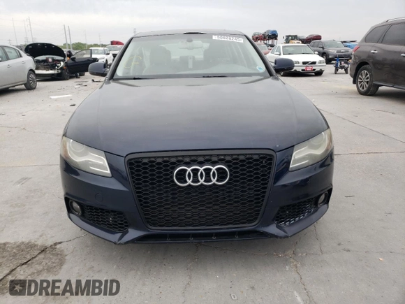 2011 Audi A4 2.0T Premium Plus with VIN WAUEFAFL6BN037696, listed as a Copart auction lot 50828245 with 0 mi miles and Salvage Title. Bid and sale history available at carsss.com. Image 5.