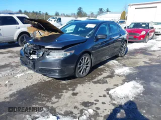 2015 Acura TLX V6 Tech with VIN 19UUB3F55FA000872, listed as a IAAI auction lot 41586406 with 142,067 mi miles. Bid and sale history available at carsss.com. Image 17.