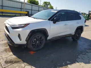 2024 Toyota RAV4 Hybrid XSE with VIN 2T3E6RFV2RW061726, listed as a Copart auction lot 62136645 with 22,680 mi miles and Salvage title. Bid and sale history available at DreamBid. Image 1.